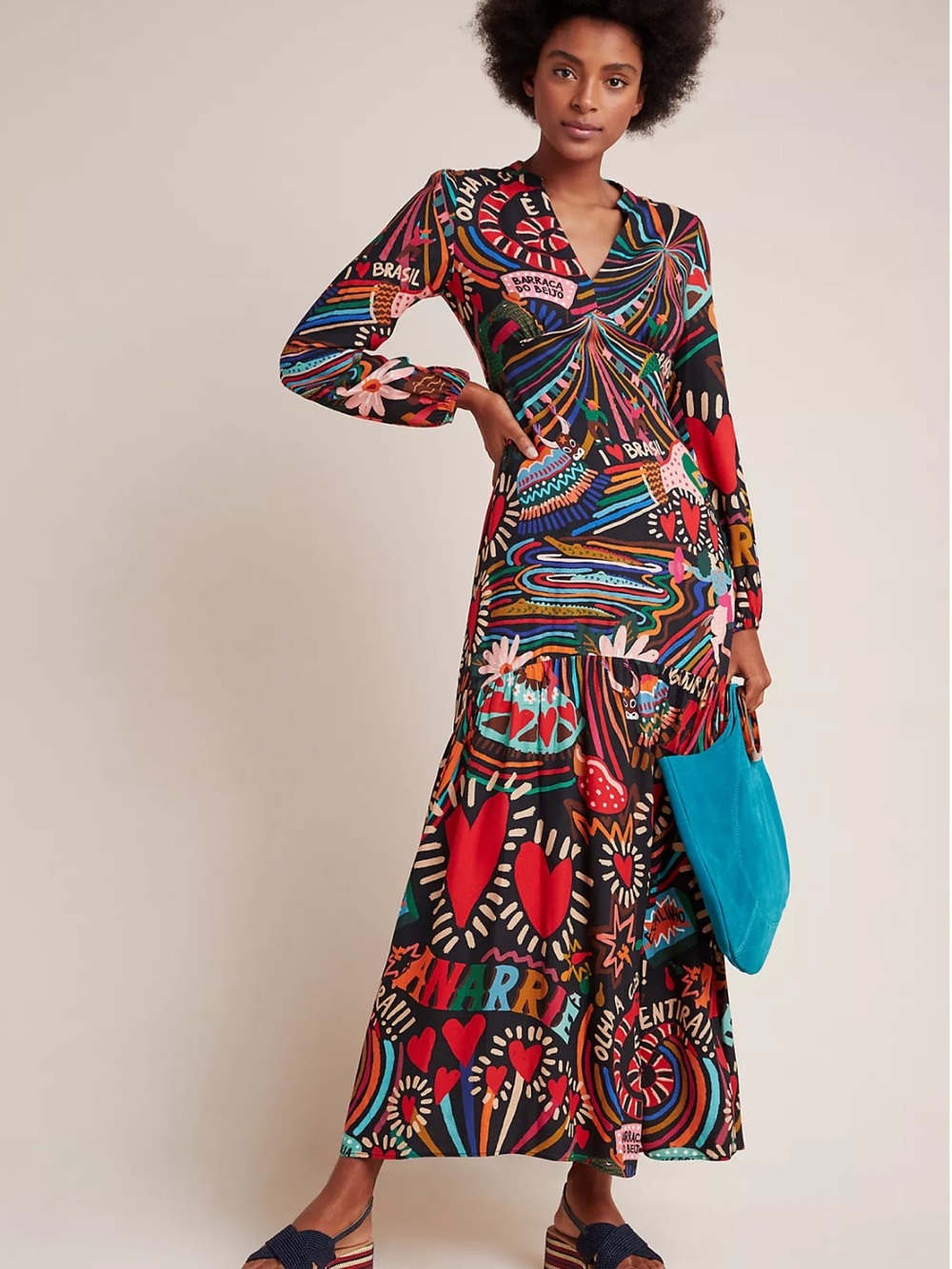 NWT FARM RIO Beleares Maxi Dress